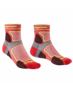 Calcetines Trail Running hombre Rojos Bridgedale Ultralight T2 3/4