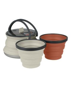 Sea to Summit X-Set 11: tetera X-Kettle y 2 tazas X-Mug
