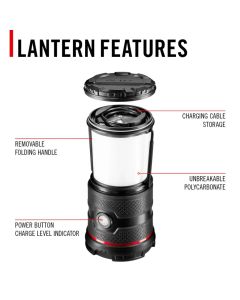 Lámpara de camping recargable led COAST EAL30R