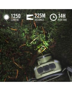 Linterna frontal led recargable COAST FL95R