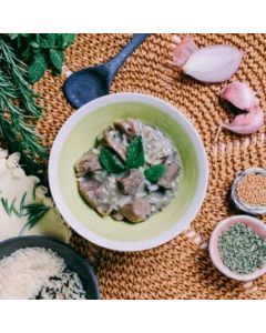 Cordero a la menta con arroz salvaje Forestia