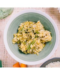 Verduras mediterráneas estofadas con arroz Forestia