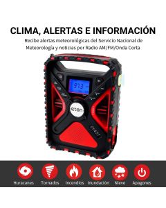 Radio de emergencia Eton QUEST con manivela