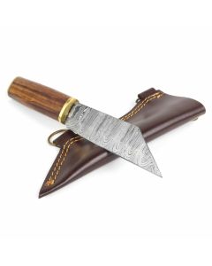 Cuchillo seax vikingo Njord Sif Damasco