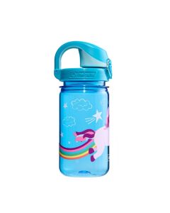 Botella reutilizable niños 350ml unicornio azul Nalgene OTF Sustain