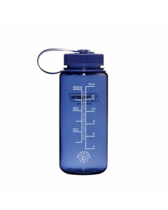 Botella reutilizable 500ml azul oscuro boca ancha Nalgene Sustain