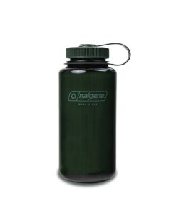Botella reutilizable 1L verde oscuro boca ancha Nalgene Sustain