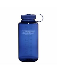 Botella reutilizable 1L azul oscuro boca ancha Nalgene Sustain