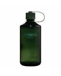 Botella reutilizable 1L verde oscuro boca estrecha Nalgene Sustain