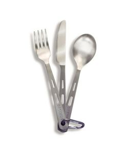 Set de cubertería de titanio Optimus