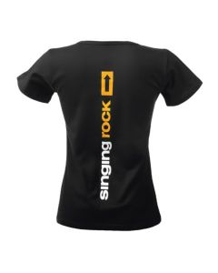 Camiseta Mujer Negra Singing Rock