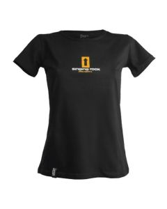 Camiseta Mujer Negra Singing Rock