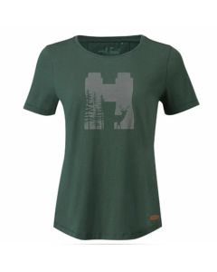 Camiseta mujer con ciervo Swarovski Optik