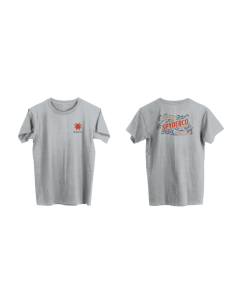 Camiseta Spyderco Western gris claro